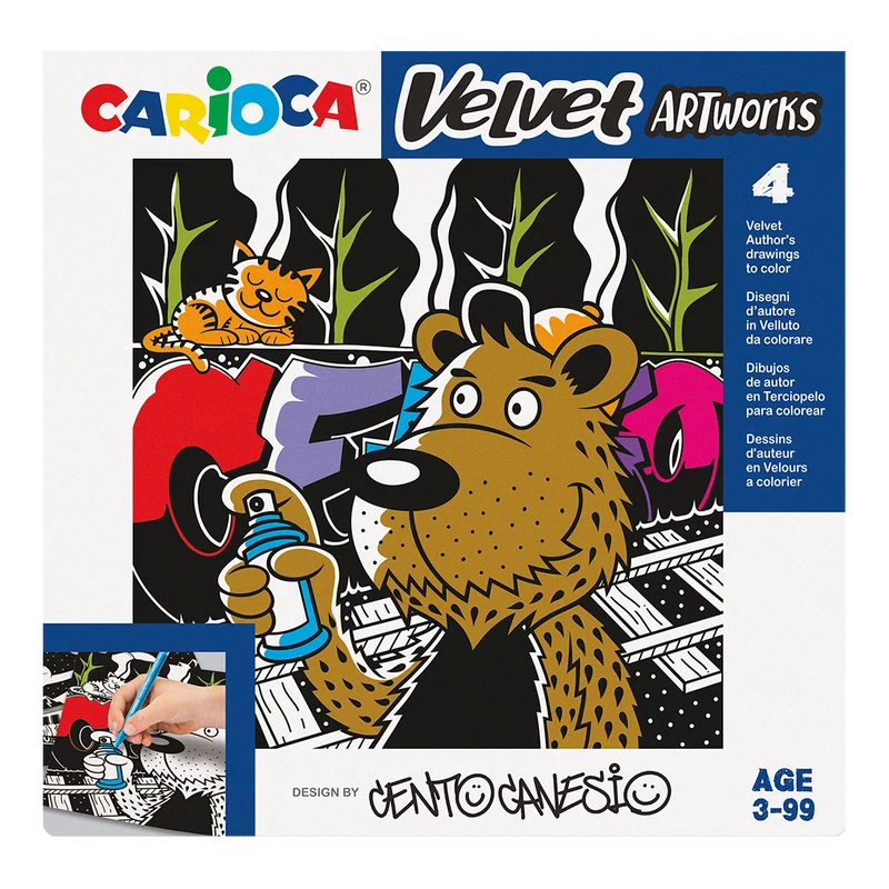 Carioca baršunaste bojanke 4 kom