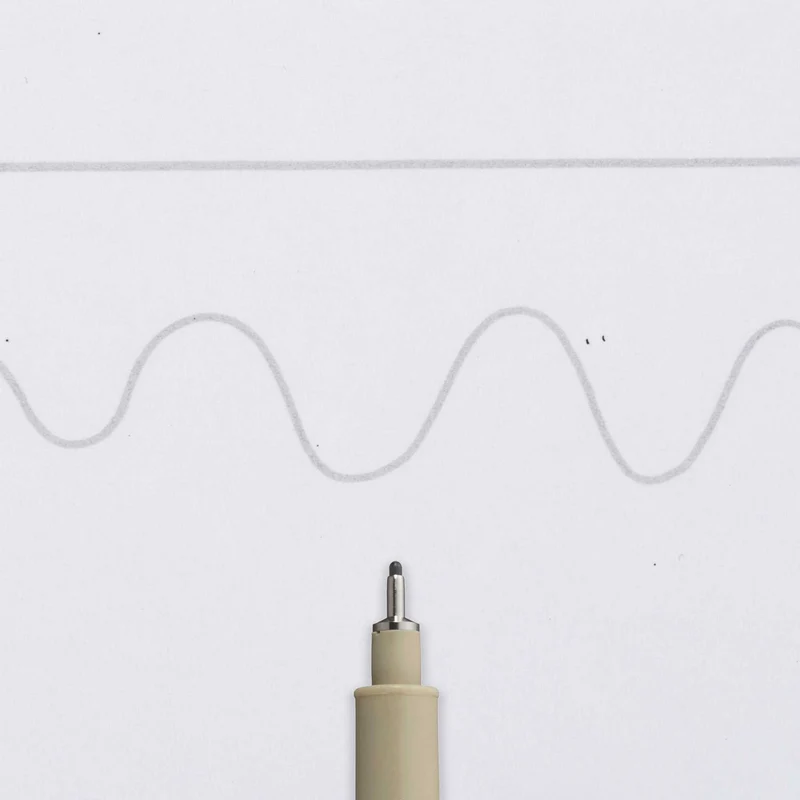 Fineliner Sakura Pigma Micron 08 - 0.50 mm - grigio chiaro