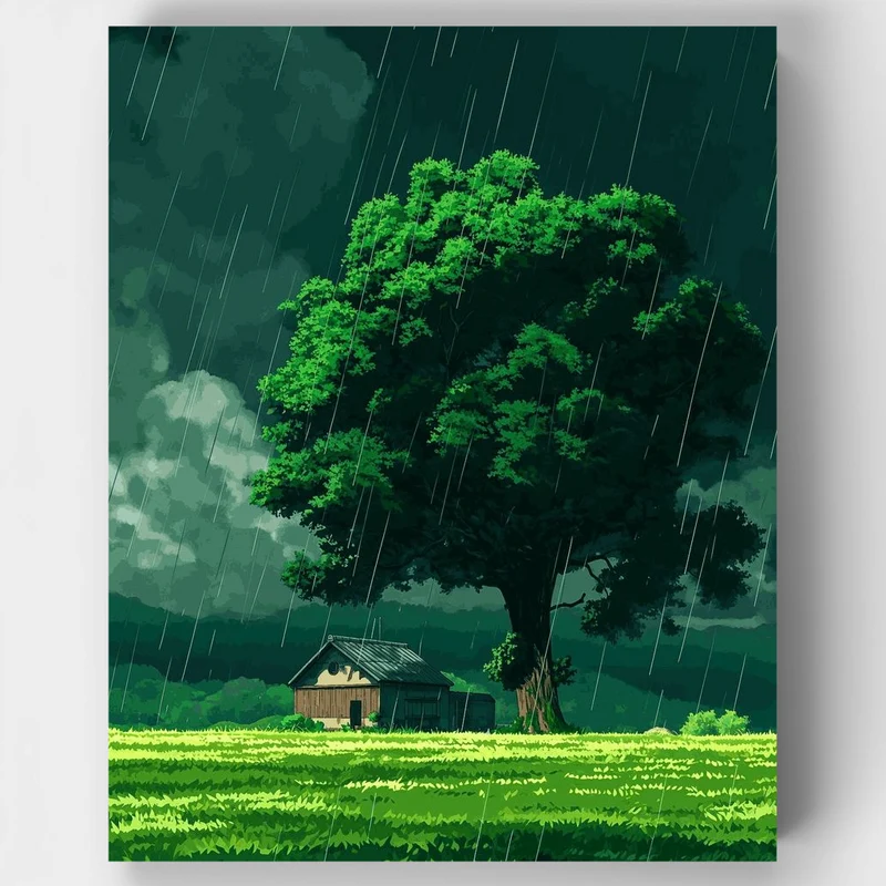 Rainy Day - Paint by Numbers Kit