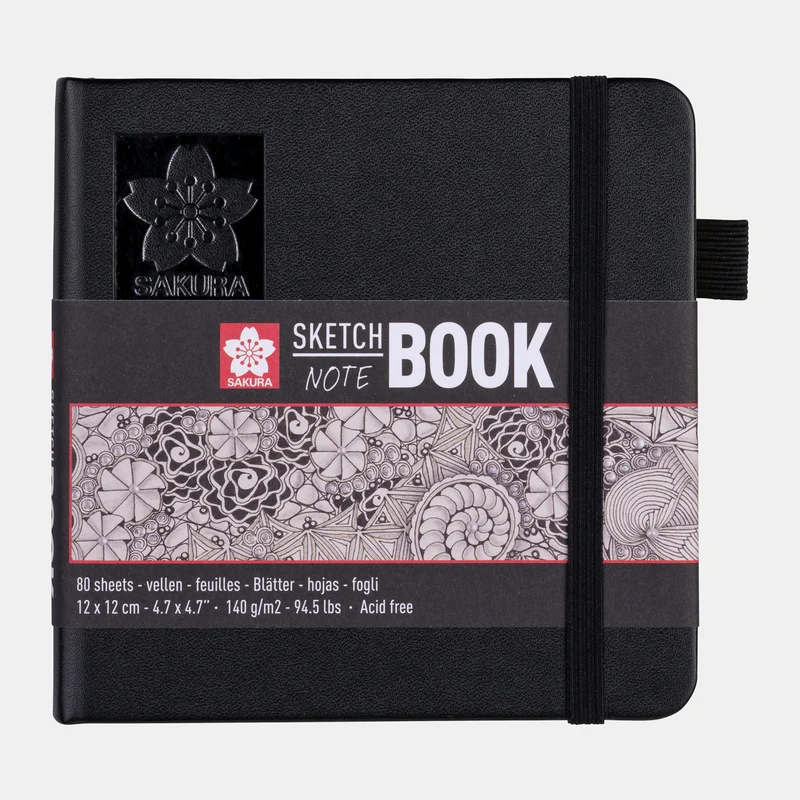 Blocco da disegno SAKURA 140 g/m² – 80 fogli, 9 – 21 cm