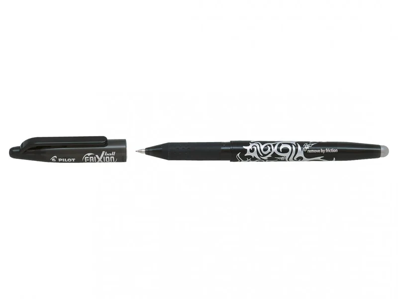 Pilot - FriXion Ball 0.7 - Erasable Gel Ink Rollerball pen - Black - Medium Tip - 3x Pack