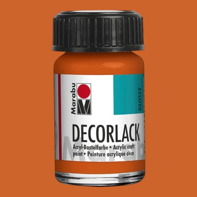 Marabu Decorlack Acryl Glanz Orange 013