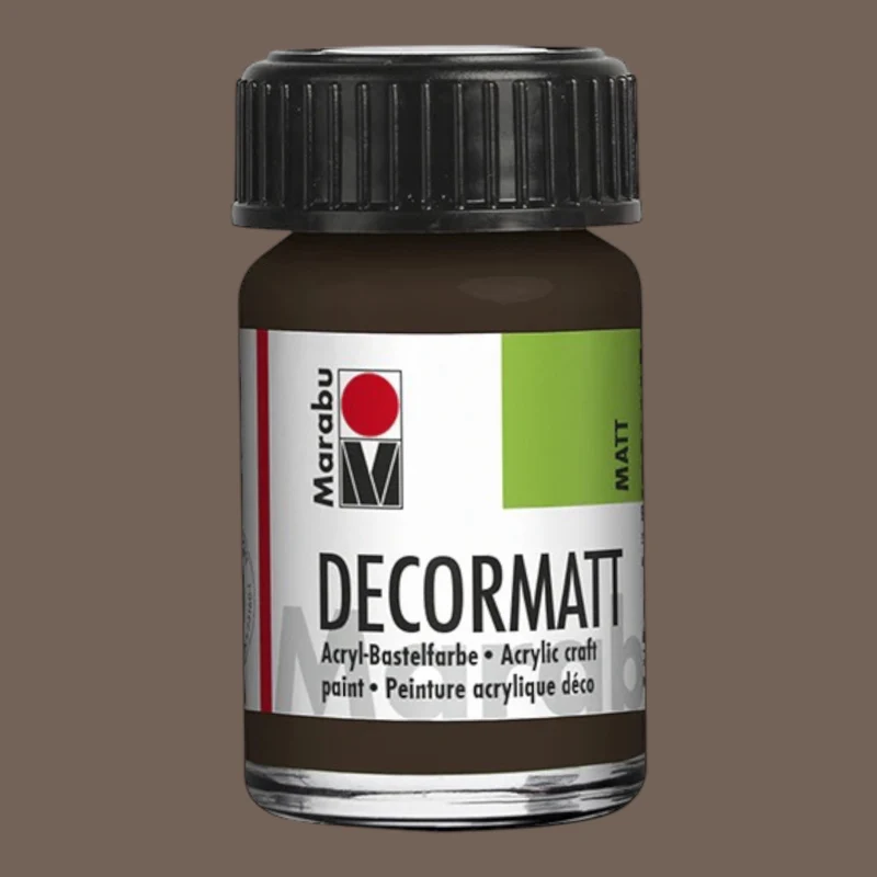 Marabu Decormatt Acryl Dunkelbraun 045