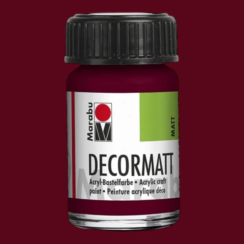 Marabu Decormatt Acryl Bordeaux 034