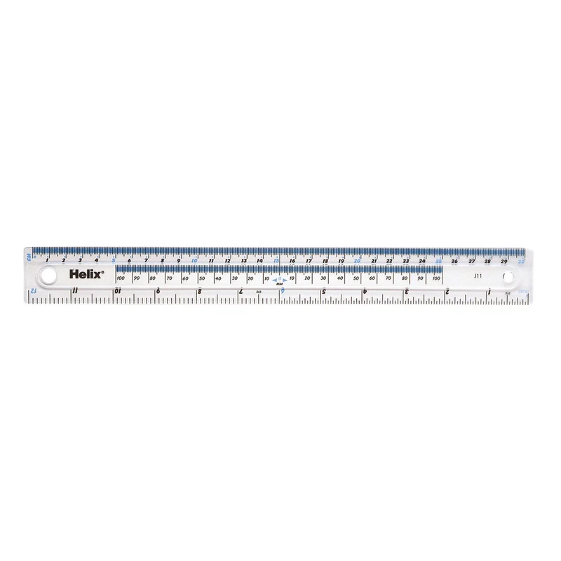 Helix 30cm Metric-Imperial Ruler