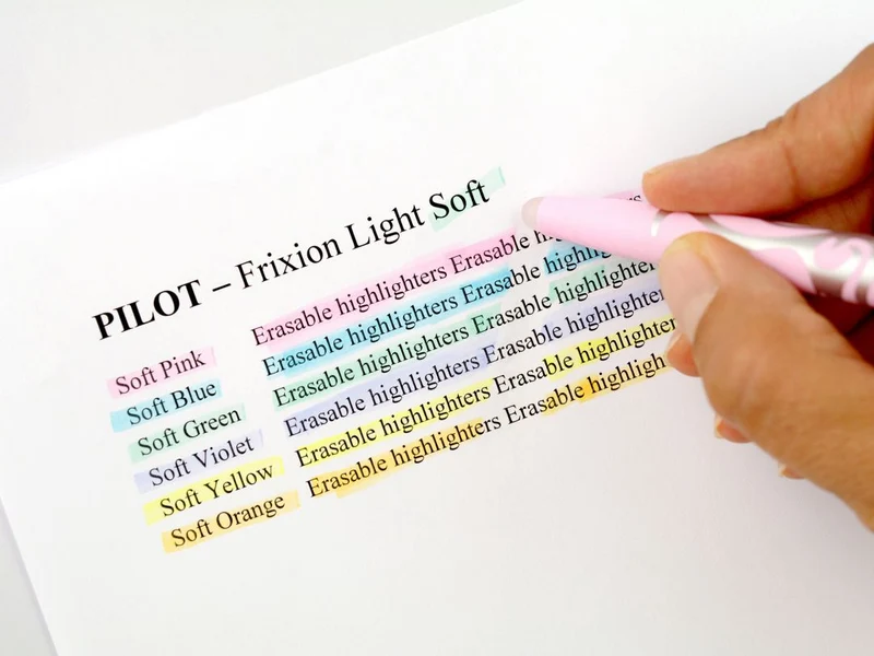 Pilot - FriXion Light Soft - Highlighter pen - Soft Pastel Blue - Medium Tip