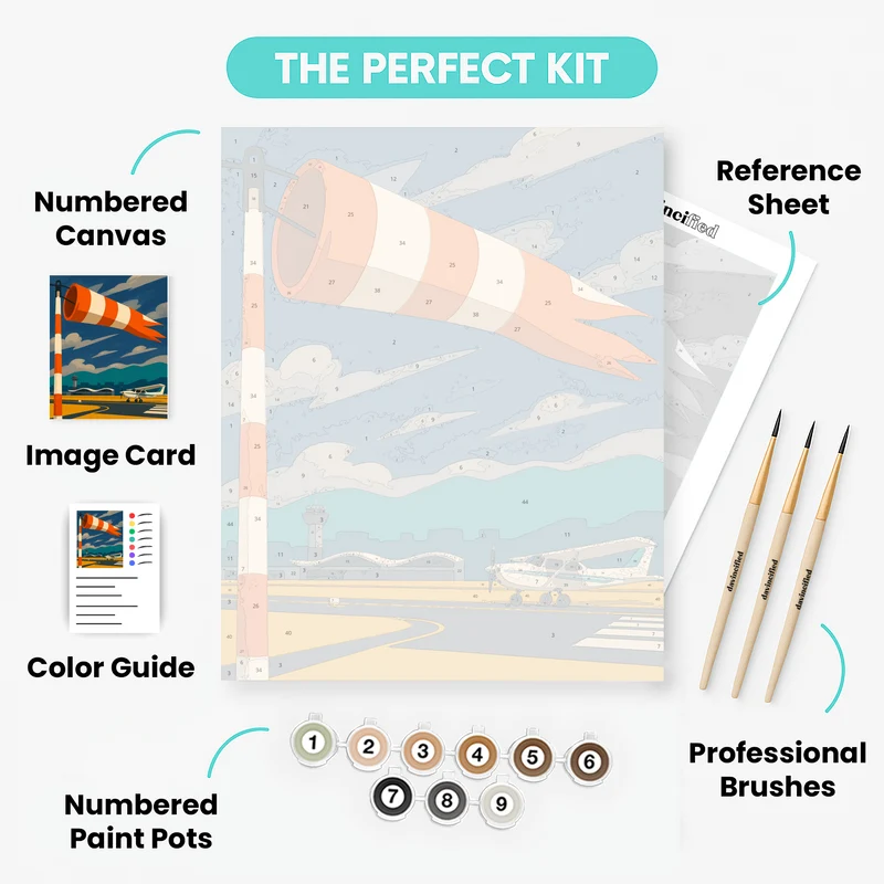 Wellington Windsock - Paint by Numbers Kit