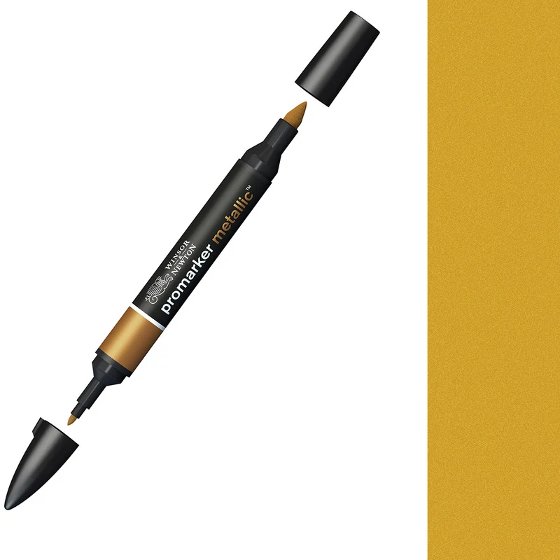 Winsor & Newton - Promarker - Metallic Marker - Red Gold