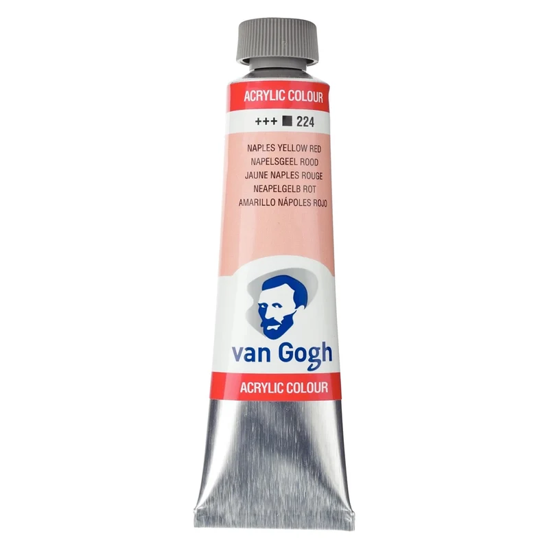 Van Gogh Acrylfarbe Neapelgelb Rot 224