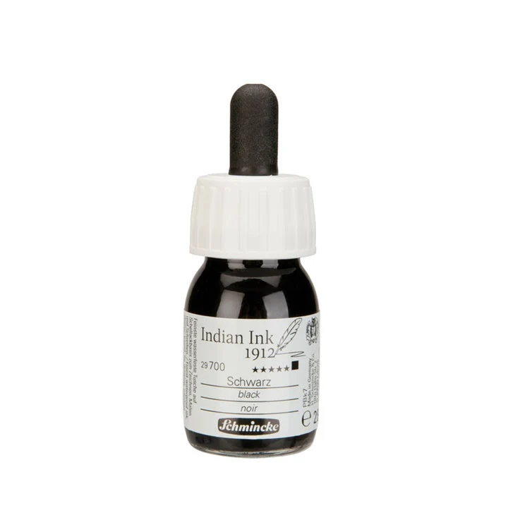 Schmincke Indian Ink, Black