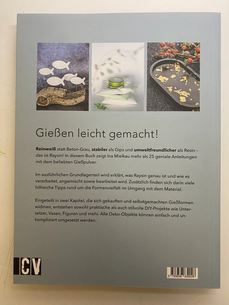 Buch Deko gießen mit Raysin
