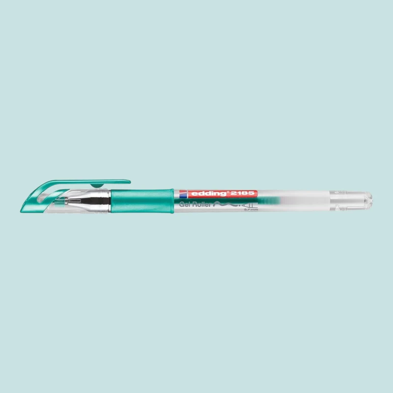 Edding 2185 Gelroller – Grün Metallic, Rollerspitze 0,7 mm