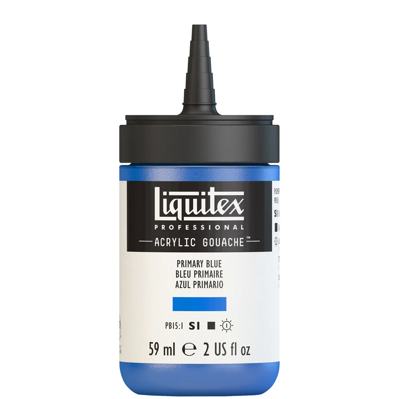 Liquitex - Acrylic Gouache 59ml S1 - Primary Blue