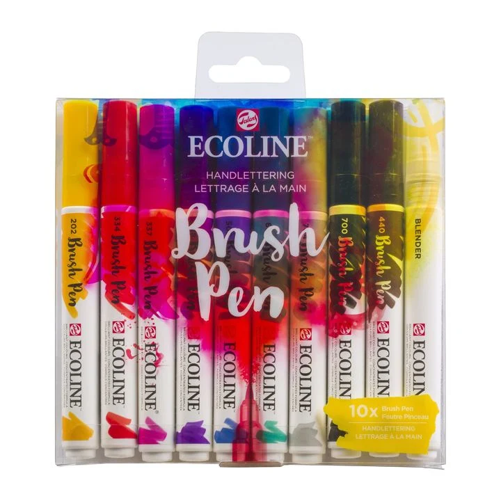 Ecoline Brush Pen Hand Lettering Watercolor Pens