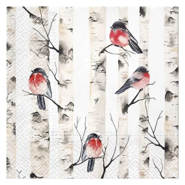 Birch Trees Decoupage Napkins - 1 pc