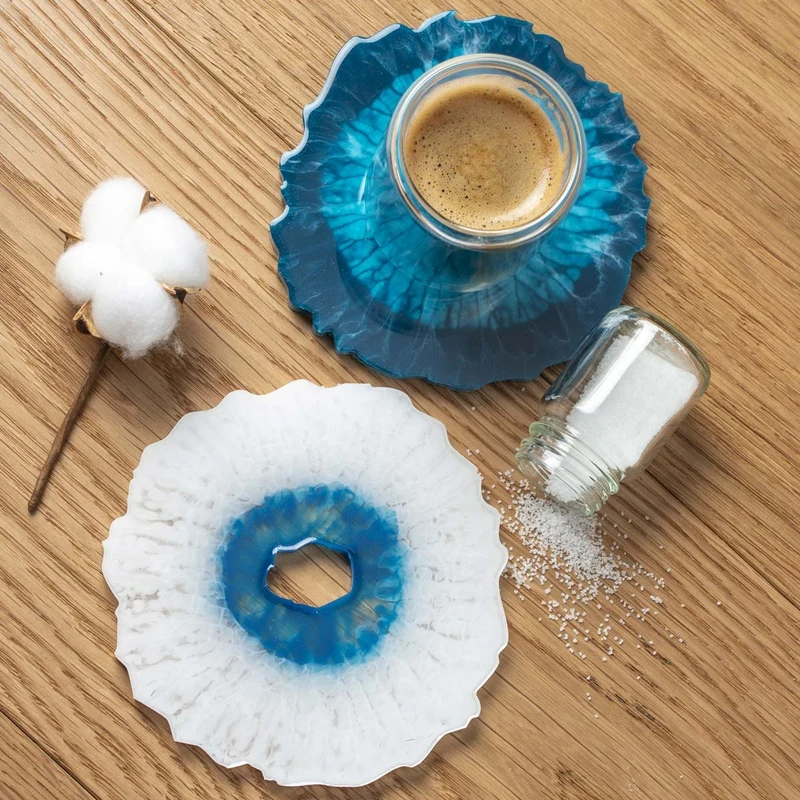 Pebeo - Gedeo - Silicone Mould Geode coaster x4