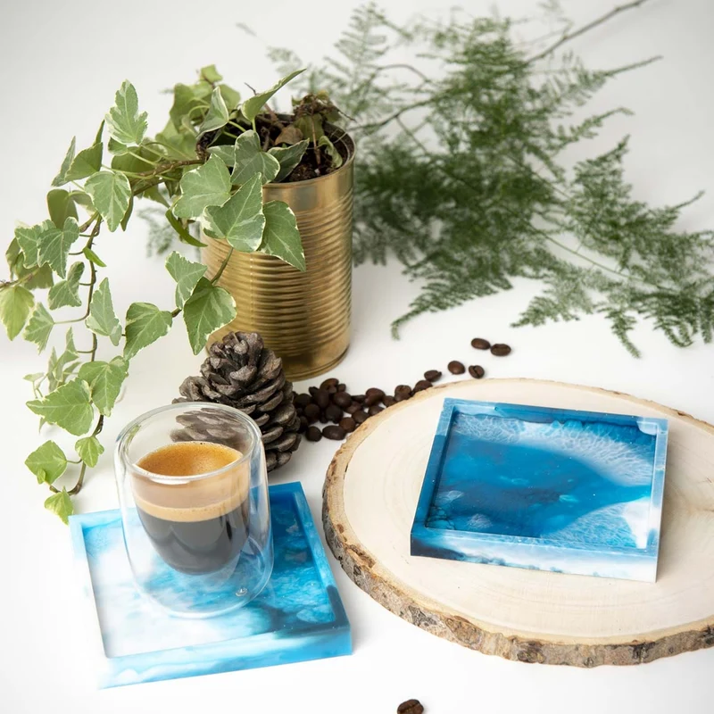 Pebeo - Gedeo - Silicone Mould Square coaster x2