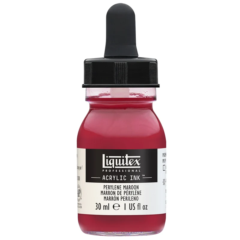 Liquitex - Acrylic Ink - 30ml Perylene Maroon