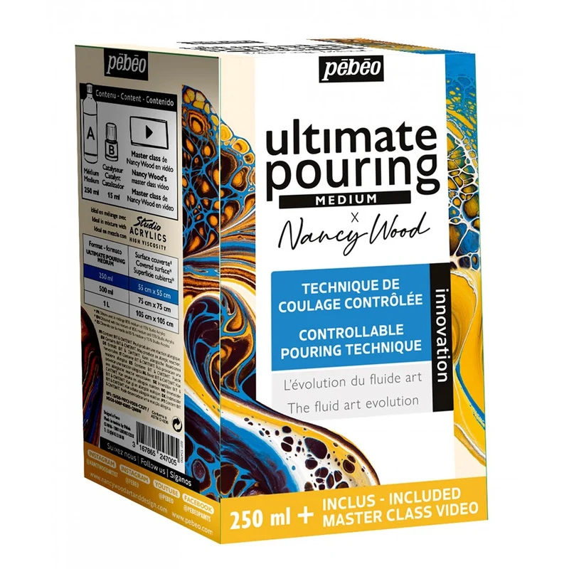 Pebeo - Ultimate Pouring Medium - Satin 250ml