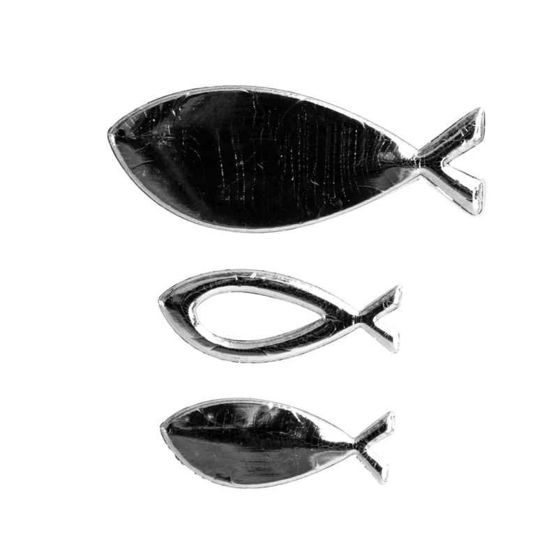 Wachsmotiv 3 Fische