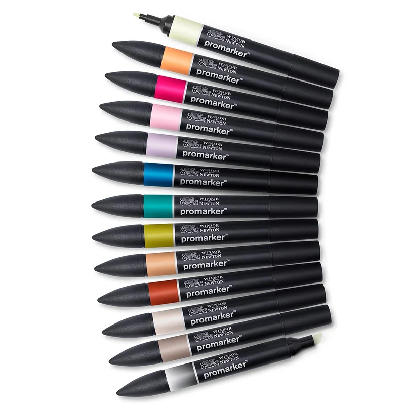 Winsor & Newton - ProMarker 12+1 Set Manga Romance