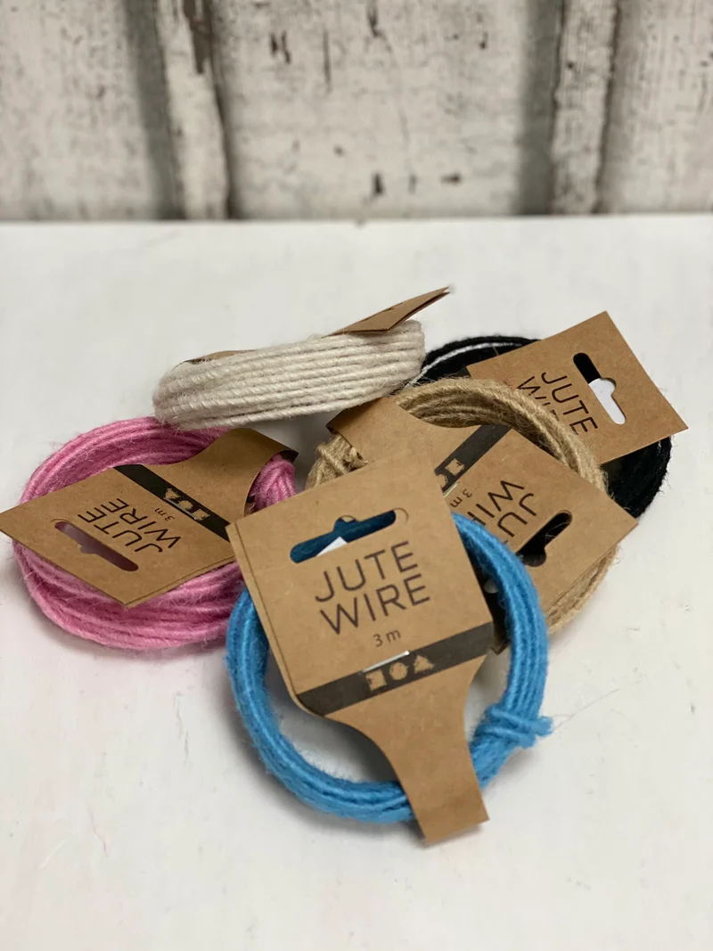 Jute mit Draht