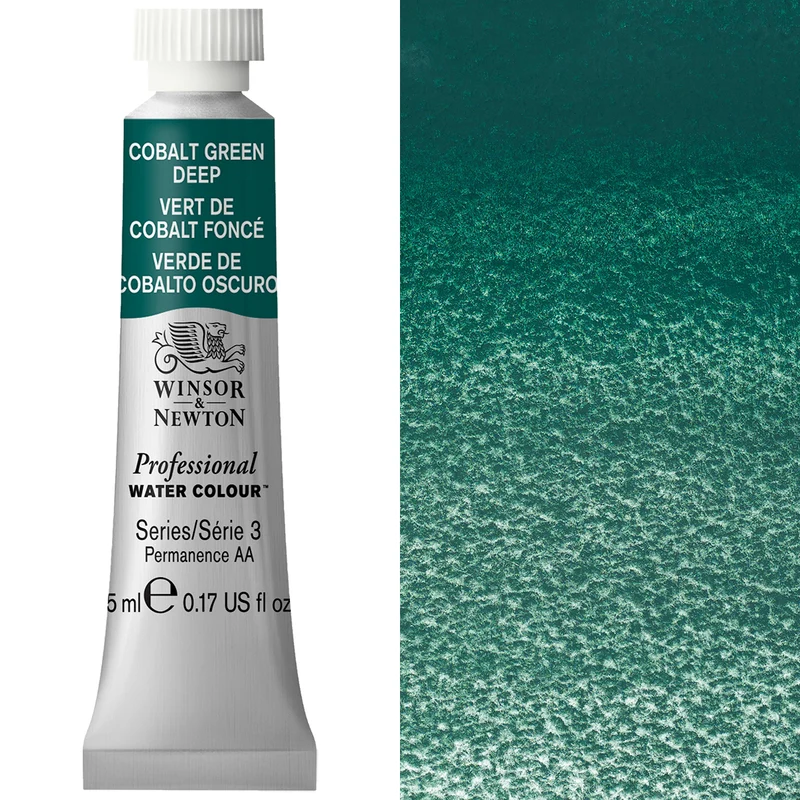 Winsor and Newton - Professional Artists' Watercolour - 5ml - Cobalt Green Deep