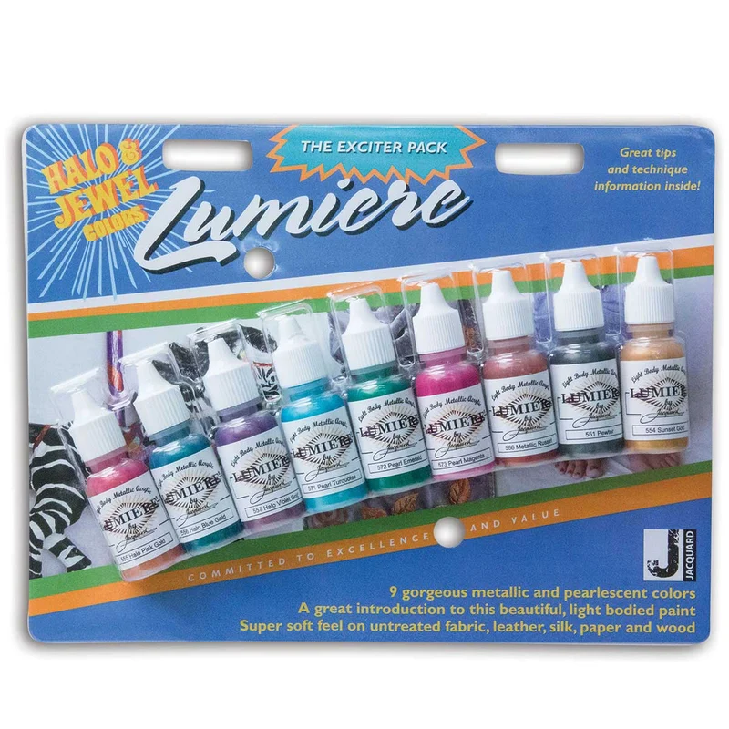 Jacquard - Halo & Jewel Lumiere Metallic Fabric Paint