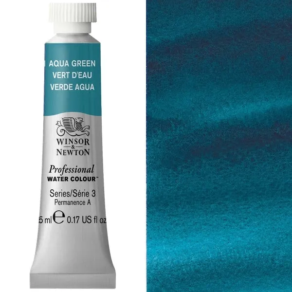 Winsor and Newton - Professional Artists' Watercolour - 5ml - Aqua Green