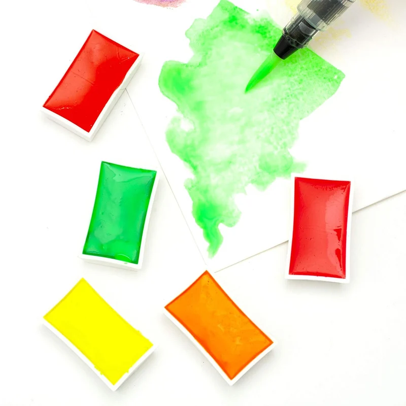 Elements 42x Whole Pan Watercolour Paint Set