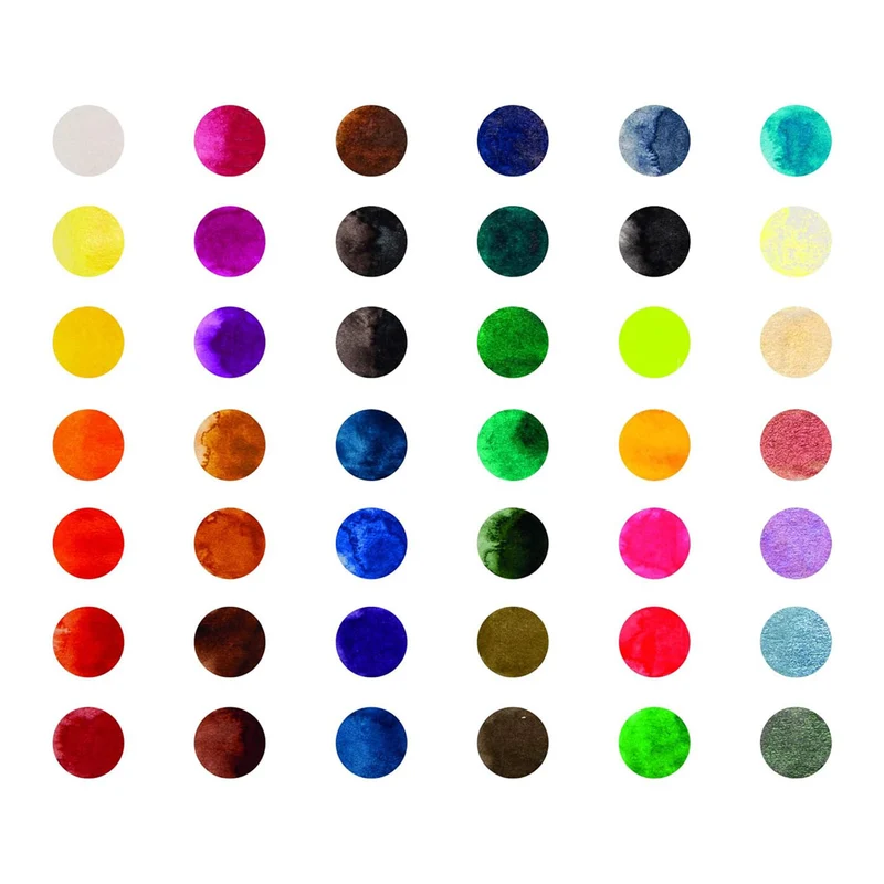 Elements 42x Whole Pan Watercolour Paint Set