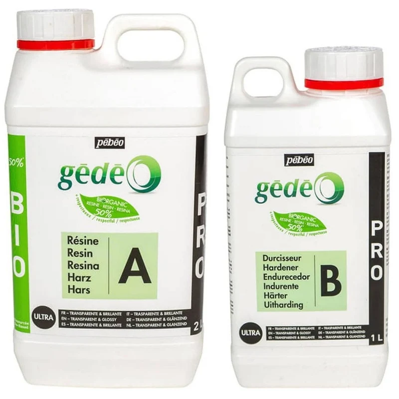 Pebeo - Gedeo - Clear Epoxy Art Resin Pro 3 Ltr Bio-Based