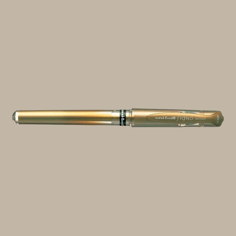 Uni Gelschreiber Ball Signo Broad 1 mm – Set mit 3 Stück im Etui