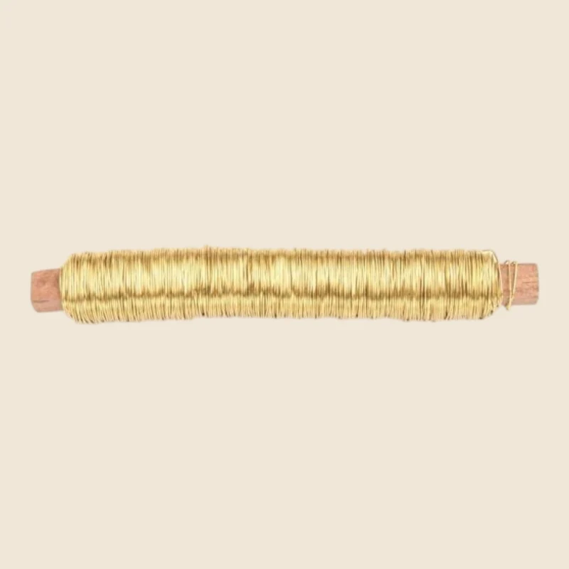 Glorex Wickeldraht goldfarben 0,5mm, ca. 50m