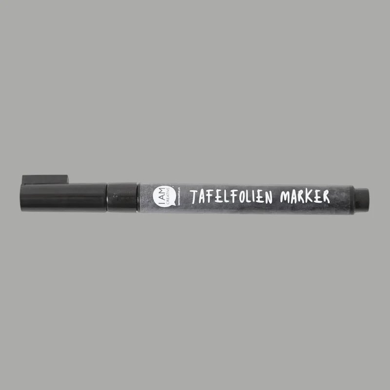 I am Creative Tafelfolien Marker – Schwarz , Rundspitze