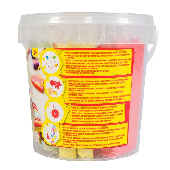 Clay for Making Chalk in a Bucket, 10 x 110 g