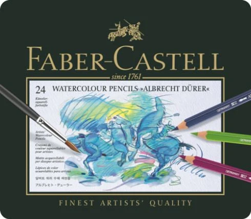 Faber-Castell A.Dürer Watercolor Pencils Set of 24 - Tin
