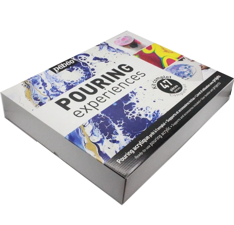 Pebeo - Acrylic Pouring Medium experiences - Studio Workbox Complete Kit