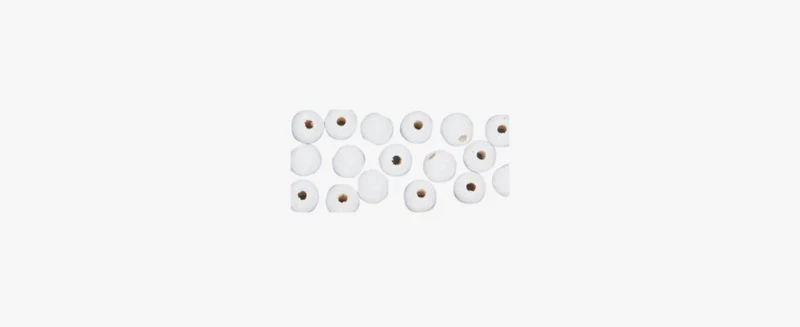 Holzperlen farbig FSC 100%, poliert, 12mm ø