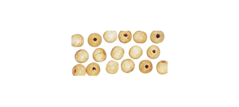 Holzperlen farbig FSC 100%, poliert, 12mm ø
