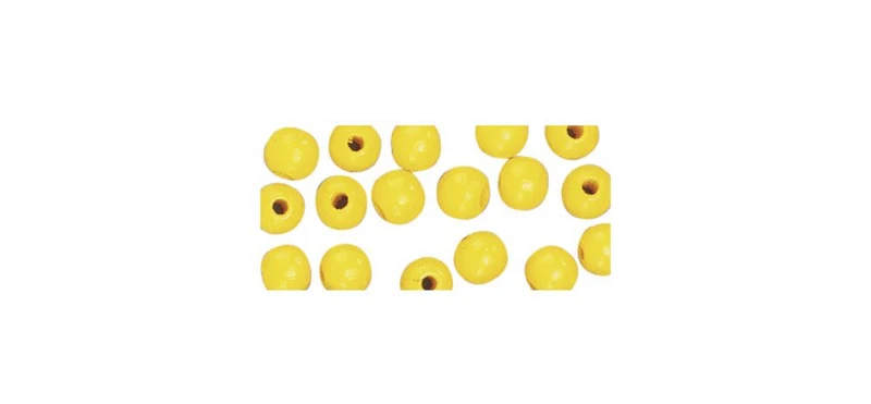 Holzperlen farbig FSC 100%, poliert, 12mm ø