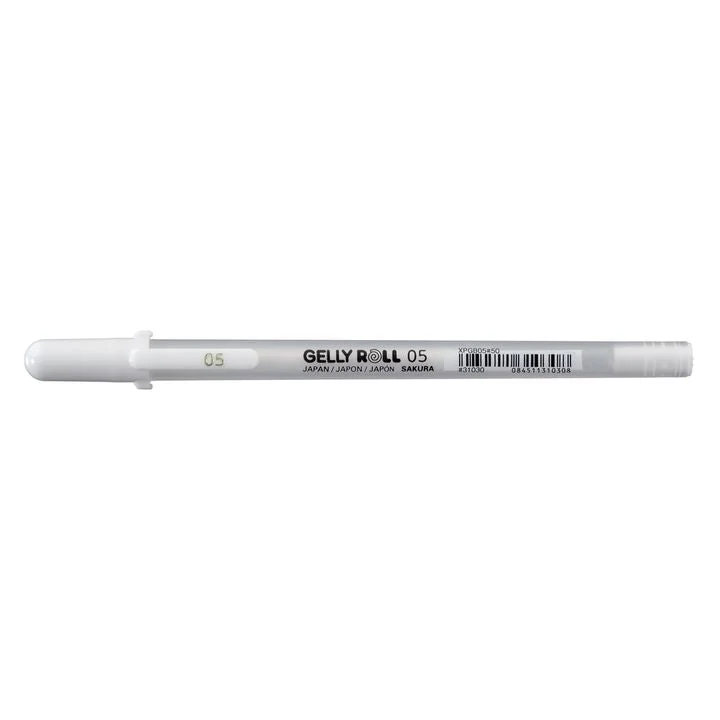 Sakura Gelly Roll White Gel Pens