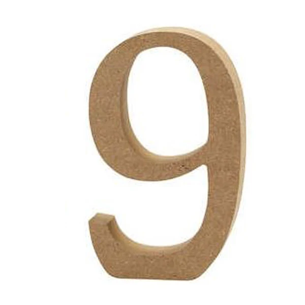 Create Craft - MDF Number 13cm - 9