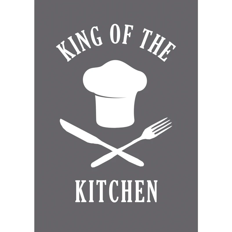 Siebdruck Schablone A5 Kitchen King