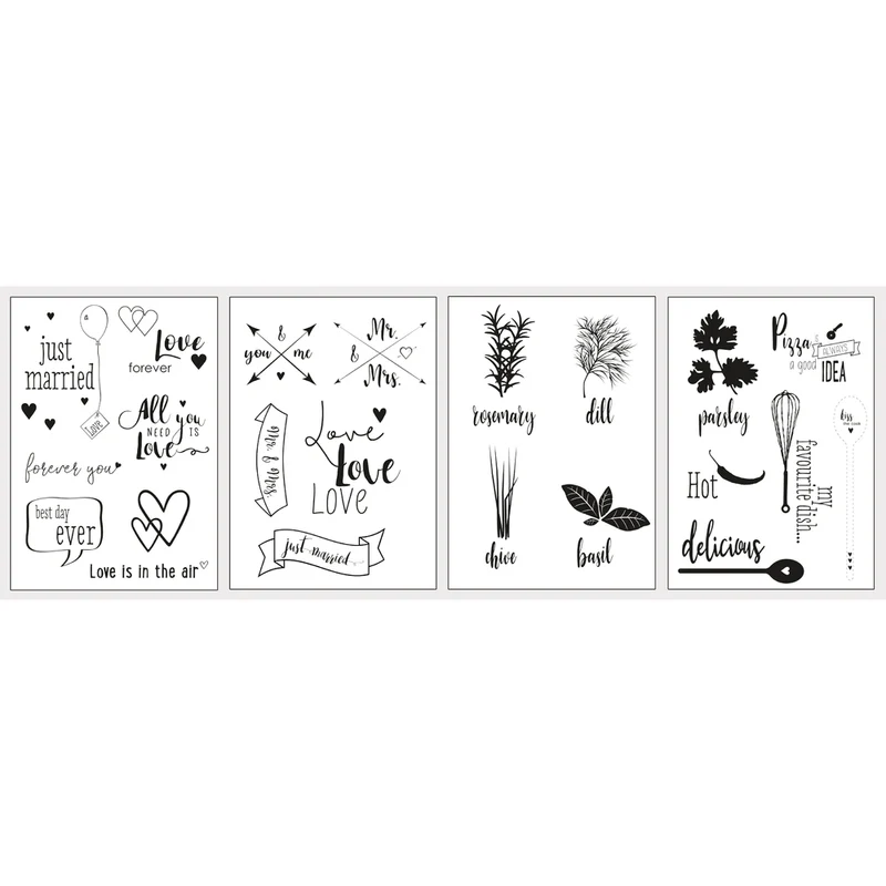 Transferpapier mit Vorlagen 5 x A4