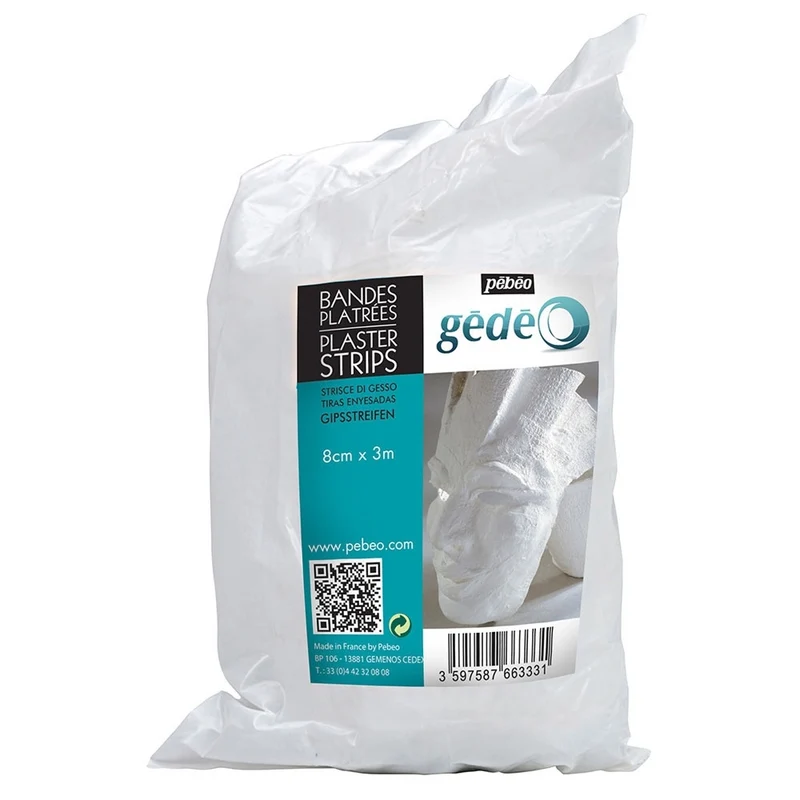 Pebeo - Gedeo - Moulding and Casting - Plaster Strips - 8cm x 300cm