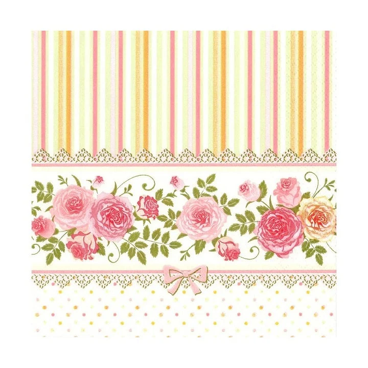 Decoupage Napkins - English Roses - 1 pc