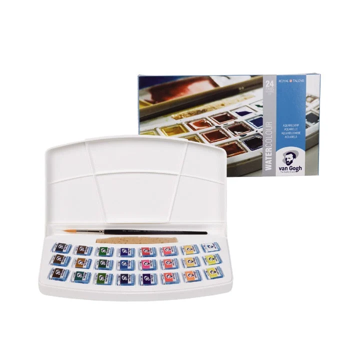 Van Gogh Watercolors / Set of 24 Pans