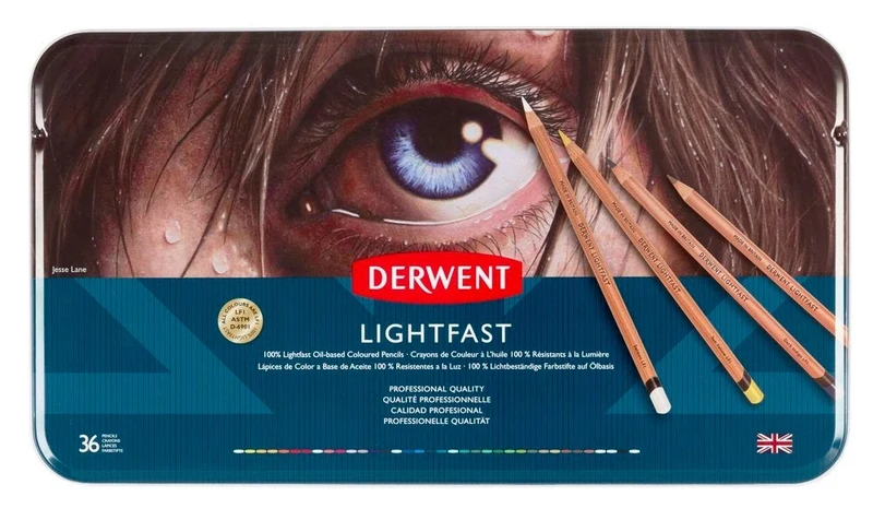 Derwent - Lightfast Oil Pencil - 36 Tin