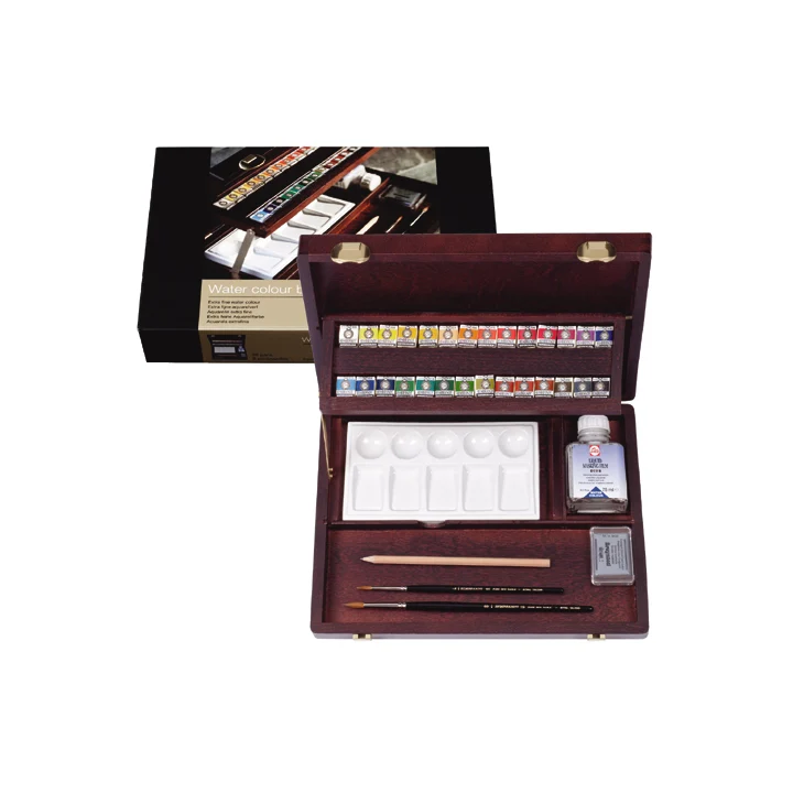 Rembrandt Professional Watercolor Set / 28 Pans and Accessories